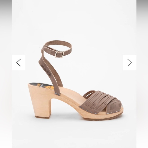 Swedish Hasbeens Olive Green Ankle Strap Sandal size 6/36 - Picture 10 of 12